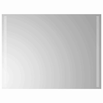 Vidaxl LED kopalniško ogledalo Transparentno 80 x 60 cm kaljeno steklo