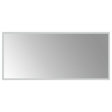 Vidaxl LED kopalniško ogledalo Transparentno 90 x 40 cm kaljeno steklo
