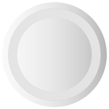 Vidaxl LED kopalniško ogledalo Transparentno Ø 30 cm kaljeno steklo