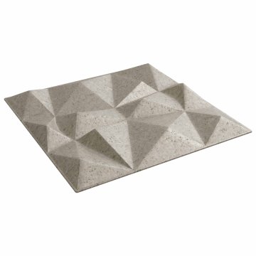Vidaxl Stenske plošče 12 kos 50 x 50 cm Diamant Betonski XPS Pena