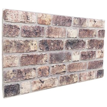 Vidaxl Stenske plošče 10 kos 100 x 50 cm Temno rjava EPS pena