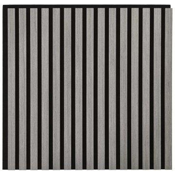 Vidaxl Stenske plošče 8 kos 60,5 x 60 cm Siva