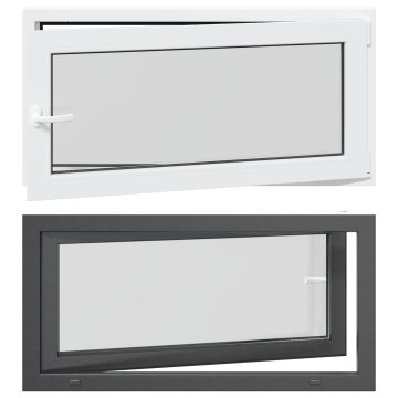Vidaxl Notranja barva okna za klet bela RISOR 120 x 60 cm