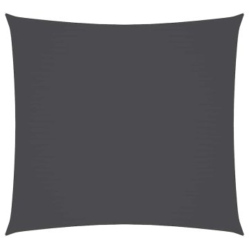 Vidaxl Senčno jadro oksford tekstil kvadratno 3,6x3,6 m antracit