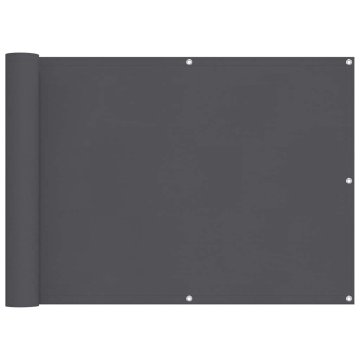Vidaxl Balkonsko Platno Oksford Tekstil 90x600 cm Antracitno