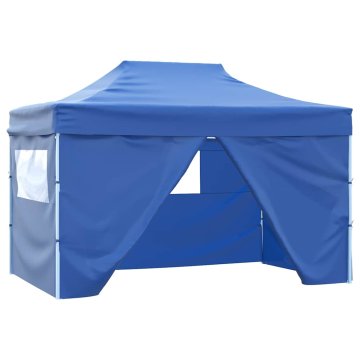 Vidaxl Zložljivi šotor pop-up s 4 stranicami 3x4,5 m