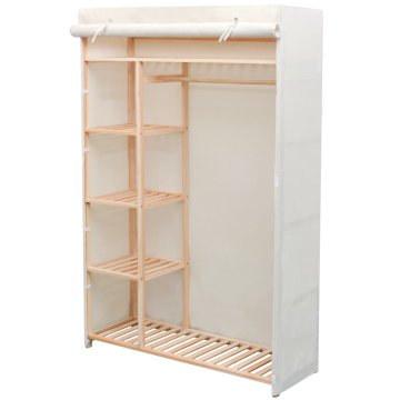 Vidaxl Garderobna omara 110x40x170 cm blago