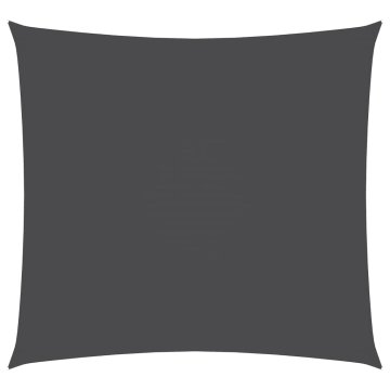 Vidaxl Senčno jadro oksford tekstil kvadratno 2x2 m antracitno