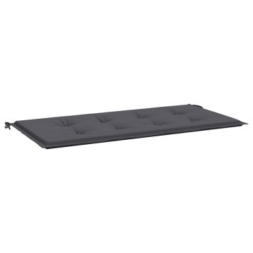 Vidaxl Blazina za vrtno klop antracit 100x50x3 cm oxford tkanina