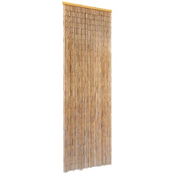 Vidaxl Mrežasta zavesa za vrata avtodoma iz bambusa 56x185 cm