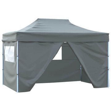 Vidaxl Zložljivi šotor pop-up s 4 stranicami 3x4,5 m