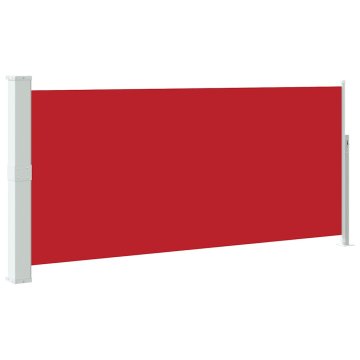 Vidaxl Zložljiva stranska tenda 140 x 300 cm rdeča