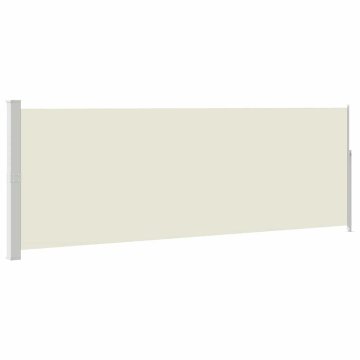 Vidaxl Zložljiva stranska tenda 160 x 514 cm krem