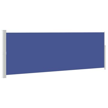 Vidaxl Zložljiva stranska tenda 160 x 500 cm modra