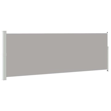 Vidaxl Zložljiva stranska tenda 160 x 514 cm siva