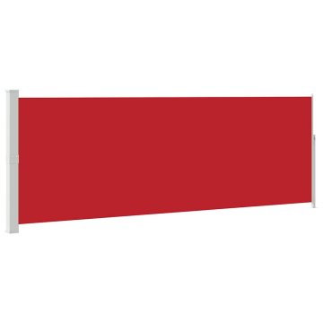 Vidaxl Zložljiva stranska tenda 160 x 500 cm rdeča