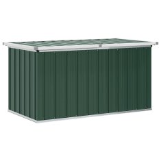 Vidaxl Vrtna shranjevalna škatla zelena 129x67x65 cm