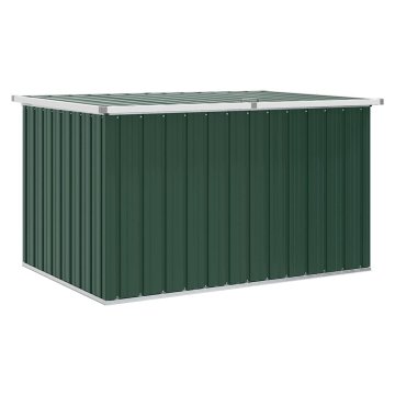 Vidaxl Vrtna škatla za shranjevanje zelena 150x101x91 cm