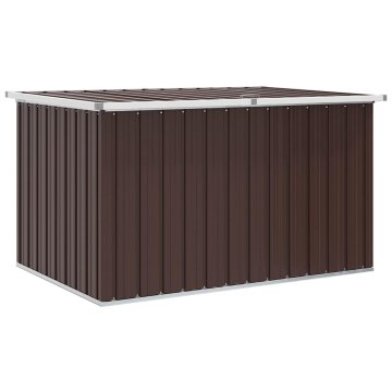 Vidaxl Vrtna škatla za shranjevanje rjava 150x101x91 cm