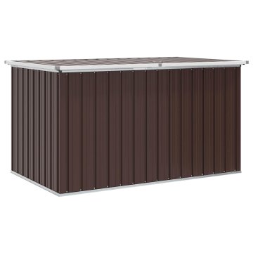 Vidaxl Vrtna škatla za shranjevanje rjava 171x99x93 cm