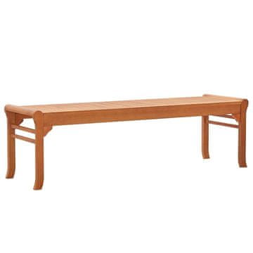 Vidaxl Vrtna klop za 3 osebe 150 cm trden evkaliptusov les