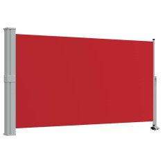 Vidaxl Zložljiva stranska tenda za teraso 140x300 cm rdeča