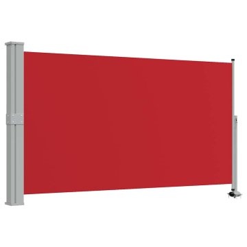 Vidaxl Zložljiva stranska tenda za teraso 140x300 cm rdeča