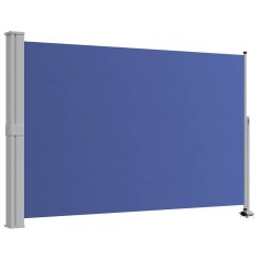 Vidaxl Zložljiva stranska tenda za teraso 160x300 cm modra