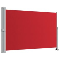 Vidaxl Zložljiva stranska tenda za teraso 160x300 cm rdeča