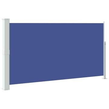 Vidaxl Zložljiva stranska tenda za teraso 170x300 cm modra