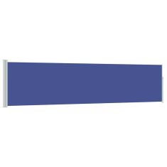 Vidaxl Zlo?ljiva stranska tenda za teraso 117x514 cm modra