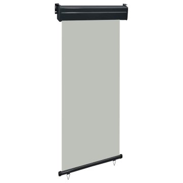 Vidaxl Balkonska stranska tenda 80x250 cm siva