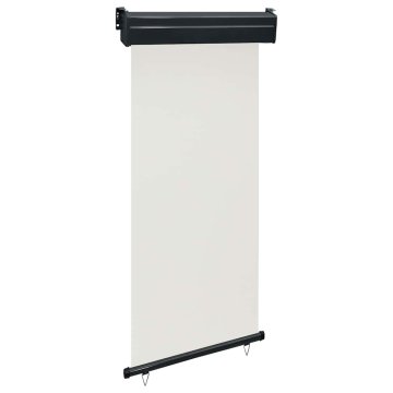 Vidaxl Balkonska stranska tenda 100x250 cm krem