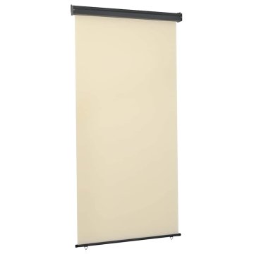 Vidaxl Balkonska stranska tenda 125x250 cm krem