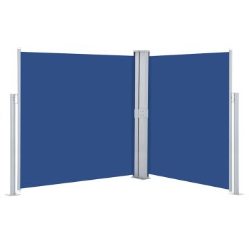 Vidaxl Zložljiva stranska tenda modra 160x600 cm