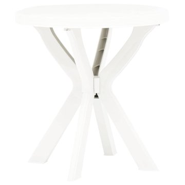 Vidaxl Bistro miza Ø70 cm plastika