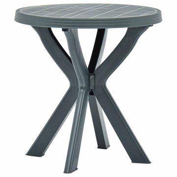 Vidaxl Bistro miza Ø70 cm plastika