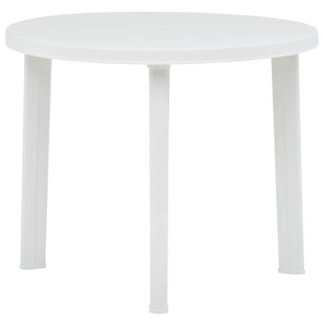Vidaxl Vrtna miza 89 cm plastika