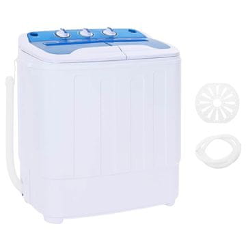 Vidaxl Mini pralni stroj z dvojnim bobnom 5,6 kg
