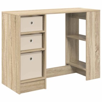Vidaxl Miza Sonoma hrast 100 x 40 x 75 cm Inženirski les