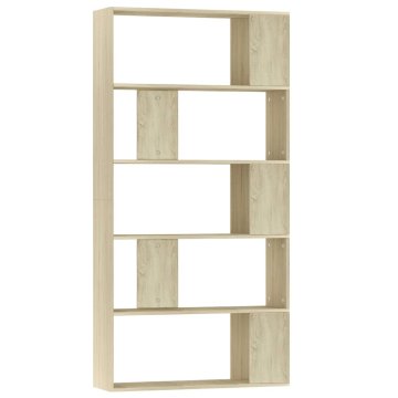 Vidaxl Knjižna omara/paravan 80x24x159 cm iverna plošča
