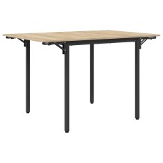 Vidaxl Raztegljiva jedilna miza 120 x 81,5 x 75 cm Inženirski les