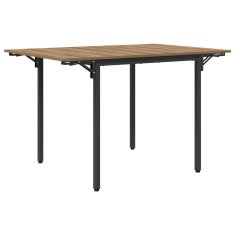 Vidaxl Raztegljiva jedilna miza 120 x 81,5 x 75 cm Inženirski les