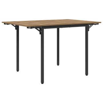 Vidaxl Raztegljiva jedilna miza 120 x 81,5 x 75 cm Inženirski les