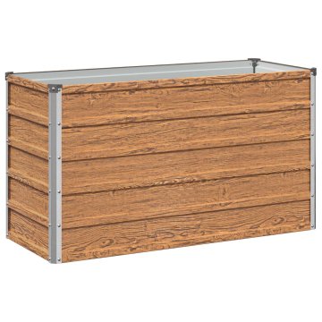 Vidaxl Povišana vrtna gredica Lesno rjava 100 x 40 x 55 cm