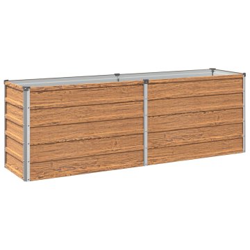 Vidaxl Povišana vrtna gredica Lesno rjava 163 x 40 x 55 cm