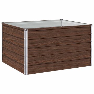 Vidaxl Povišana vrtna gredica črn oreh 100 x 80 x 55 cm