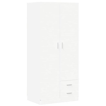 Vidaxl Garderobna omara 80x52x180 cm iverna plošča