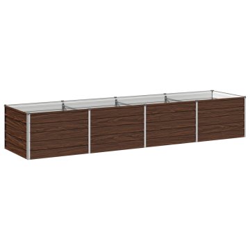 Vidaxl Povišana vrtna gredica črn oreh 321 x 80 x 55 cm