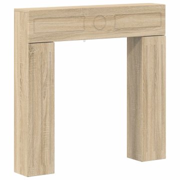 Vidaxl Okvir kamina Sonoma hrast 102 x 18 x 100,5 cm Inženirski les